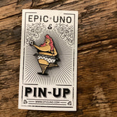 EPIC UNO Collectable Art Lady Pin